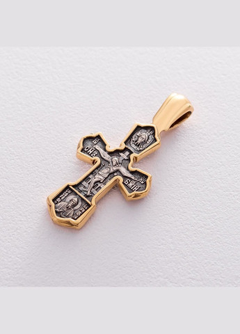Православный крест Распятие Христово. Св. Николай Чудотворец 132896 Oniks (289987352)