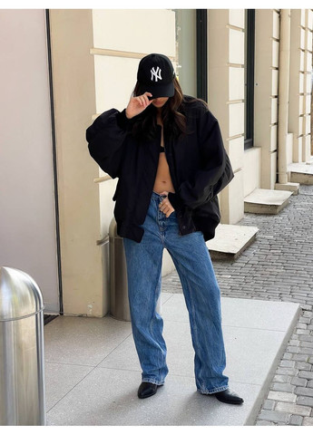 Жіночий бомбер оверсайз MonCher на блискавці (362417374)