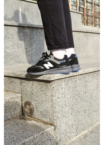 КРОСІВКИ ЖІНОЧІ NEW BALANCE 997 BLACK BLUE НЬЮ БЕЛАНС 997 No Brand чорні демісезони (367173426)