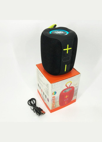 Портативна Bluetooth колонка TG658 8W з RGB підсвічуванням, Бездротова колонка потужна. Колір: чорний No Brand (359475302)