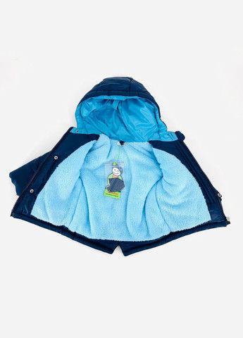 Синя куртка, арт. 20044, синя, 74 см, 6-9 міс. Одягайко