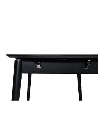 Стол обеденный раскладной BERLIN CERAMIC 140(180)*80 мат керамика/черный каркас Intarsio (372178901)