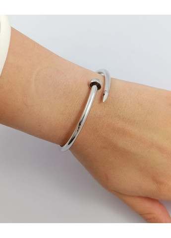Срібний жорсткий браслет "Цвях" 17-19,5 см БЦВ Shatlen Браслет (356180657)