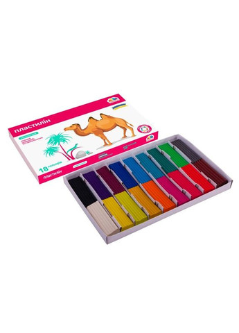 Набор для лепки пластилин "Восторг" 200315, 18 цветов ГАММА'UA (326067568)