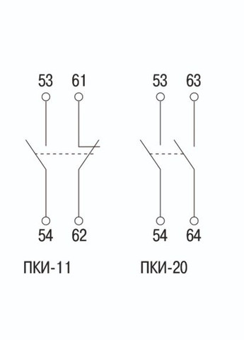 Приставка KPK10-20-U ПКИ-20 дополнительные контакты 2NO(НО) UEC ( ) УЕК (337360078)