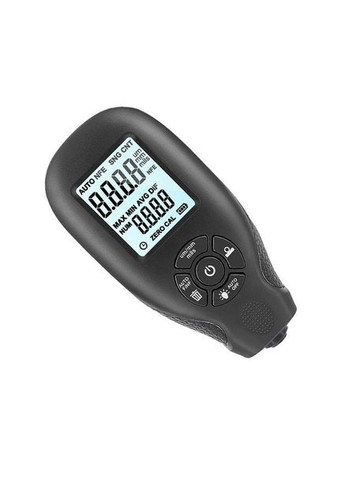 Толщиномер краски цифровой 0-2000 мкм Fe и Nfe Черный (R051219) Icar (349843507)