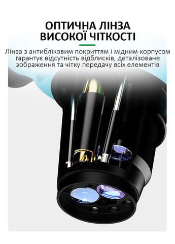 Мікроскоп тринокулярний RL-M6T Pro-B11 / 6.5X-65X / CTV 0,5X / підсвітка / Фіолетовий Relife (307065314)