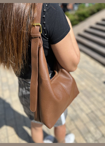Женская сумка Hobo коричневая No Brand (290194550)
