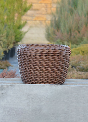 Кашпо 20 литров (горшок для цветов и растений),Вазон из искусственного ротанга ручной работы. Handmade (329193704)