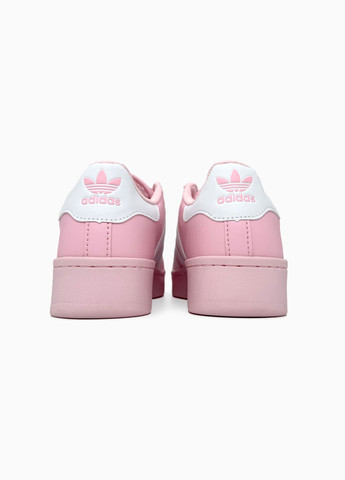 Кроссовки женские Adidas Superstar XLG pink | Адидас Суперстар розовые No Brand розовые демисезоны (316091154)