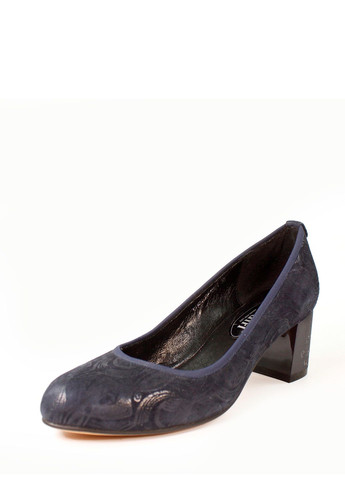 It-Girl Жіночі туфлі туфлі-човники синій з натуральна замша, — літо (317243207)