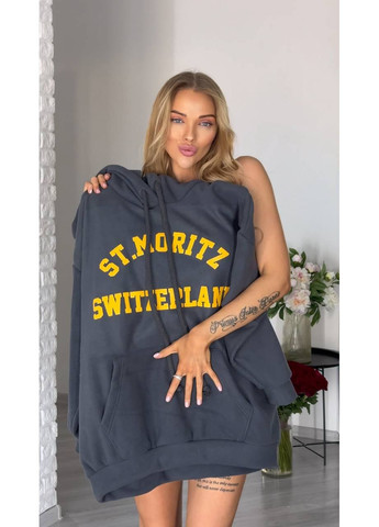 Худі оверсайз з турецького двостороннього флісу — заміри в описі Vione (369667039)