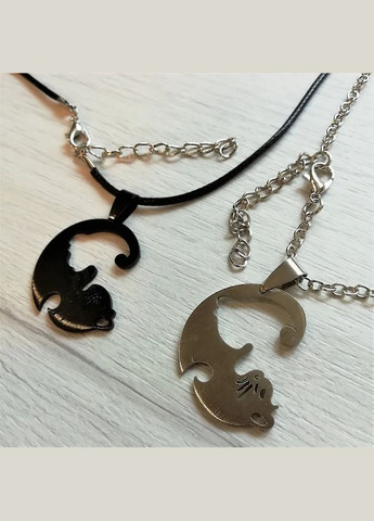 Подвеска на шею best friend парная кулон медальон с котиками Парные подвески для влюбленных No Brand (316462623)