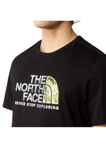 Черная футболка s/s rust 2 te nf0a4m68h211 The North Face