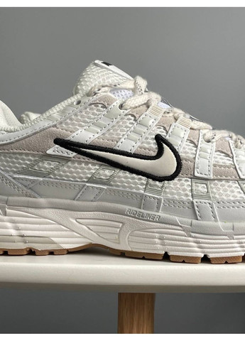 Кроссовки женские и мужские Nike P-6000 White Black | Найк П-6000 белые No Brand белые демисезоны (354700430)