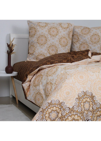 Евро комплект постельного белья с наволочками 70*70 см, 115 гр/м2 гипоаллергенный Rustic Charm Бежевый (13170200215) ТЕП (364100140)