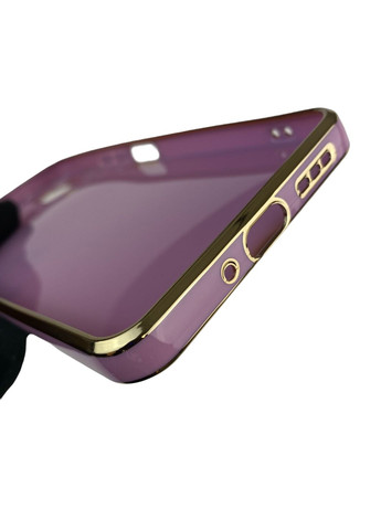 Чехол для Redmi 13C с защитой камеры с золотой окантовкой на сяоми редми 13с черничный gs1 Xiaomi (366236489)