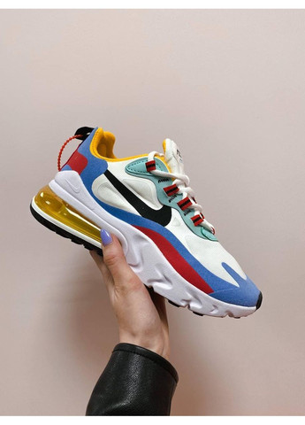 Цветные демисезонные кроссовки мужские nike react 270 multicolor 4 найк реакт No Brand