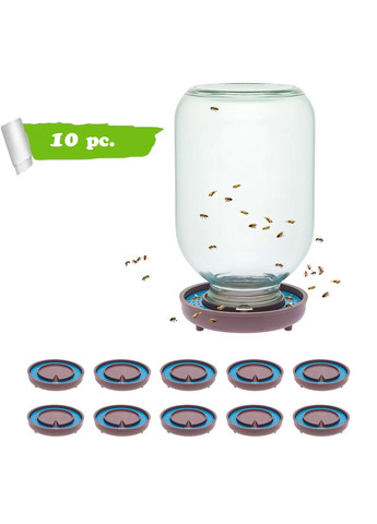 Набор поилок для пчел с сеткой (комплект из 10 штук) МЕД (301796715)