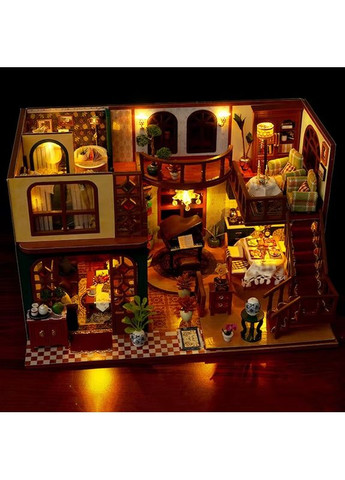 Румбокс Вилла с Восточным шармом DIY Oriental Charm Villa Интерьерный конструктор TD-45 + купол No Brand (362453185)