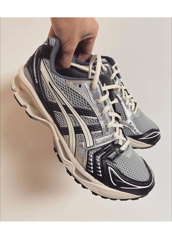 КРОССОВКИ ЖЕНСКИЕ ASICS GEL-KAYANO 14 BLACK SILVER АСИКС ГЕЛЬ КАЯНО 14 No Brand чёрные демисезоны (369388781)