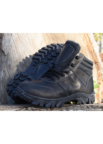 Чоловічі Зимові Тактичні Берці. 36-48р Чорні. Спеціальна трекінгова підошва! MSZM-1027 No Brand (301138663)