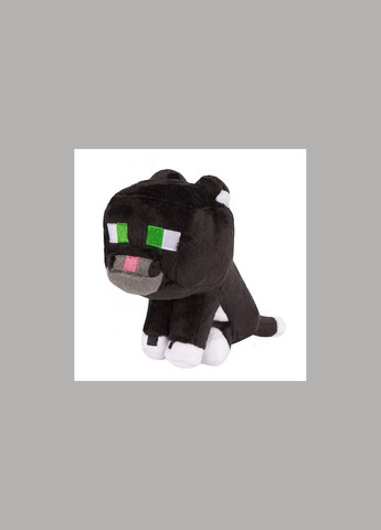 М'яка іграшка Minecraft Димчастий Кіт чорний 17см No Brand (285792224)