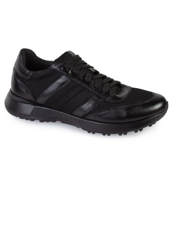 Черные демисезонные кроссовки мужские бренда 9200507_(1) ModaMilano