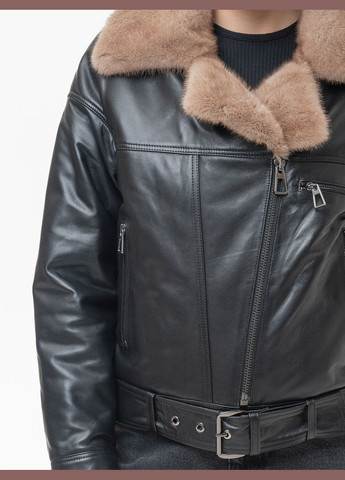 Чорний демісезонний Пуховик Fabio Monti