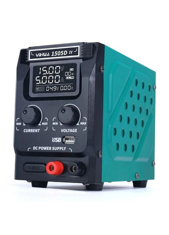 Блок живлення 1505D-IV 15V 5A, імпульсний, з цифровою індикацією (V/A/W), Quick Charge 3.0 Yihua (293970230)