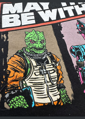 Чорна демісезонна футболка для хлопчика star wars чорна 4 104 см Disney