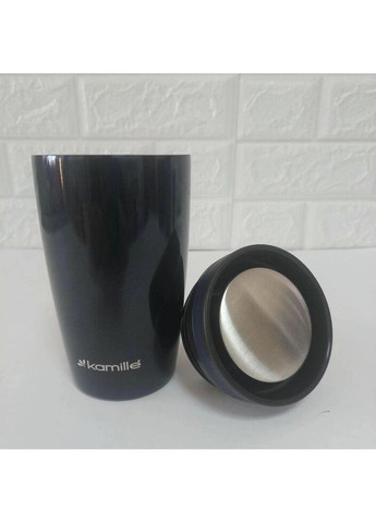 Термокружка KM-2157-Dark-blue 320 мл темно-синяя Kamille (335883013)