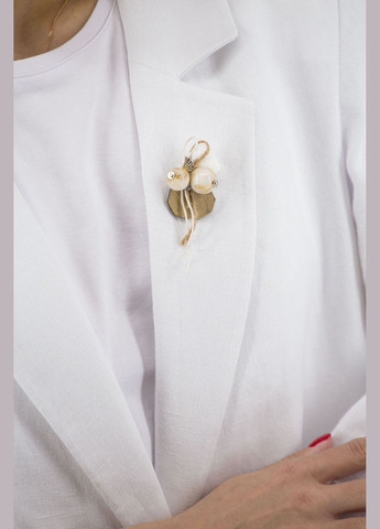 Жіночий лляний приталений піджак з брошкою (, ), 27865 Mare Sole (329727142)