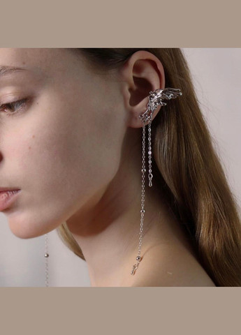 Набір кафи без проколу унісекс в стилі ельфів кавай кафи-обманка азійська естетика кліпси з тендітними ланцюжками аніме альт No Brand (335977541)