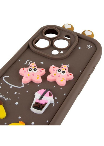 Чехол на Apple iPhone 13 Pro/ для айфона 13 об объемных Toys Case Light Pink Epik (360630335)