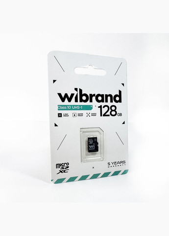 Карта пам'яті microSDXC (UHS-1) 128Gb class 10 (WICDHU1/128GB) Wibrand (324067018)