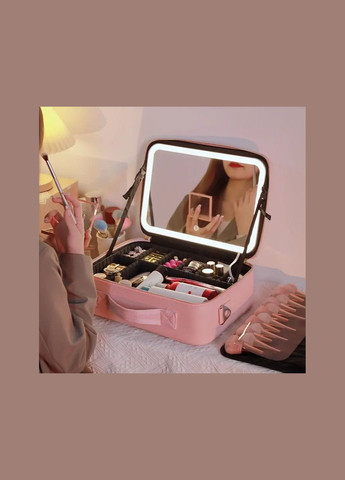 Дорожня косметичка-валіза з LED дзеркалом Kronos (357347252)