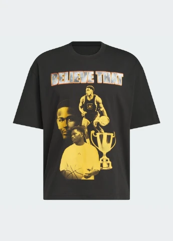 Черная футболка anthony edwards bling adidas