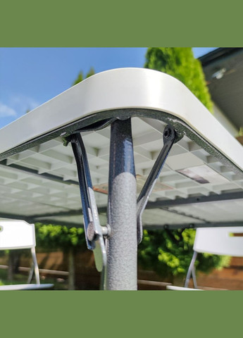 Набір мебелів складний (Стіл і 4 стільця), Білий (з сумкою) SW-00001540 IKI (370440800)