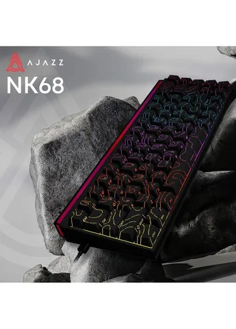 Клавиатура NK68 Red Switch UA Black (NK68-R-S-B) [156873] Ajazz (400989294)