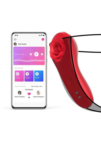 Смарт-вибратор в трусики Caleo, надежное крепление на магните Fun Town (333332272)