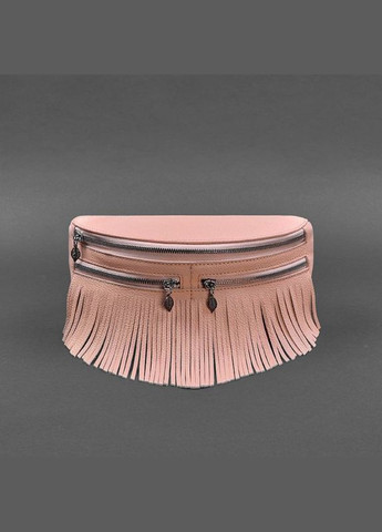 Поясная сумка женская кожаная через плечо Spirit розовая BlankNote (302008233)