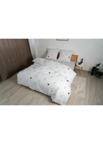 Простынь-чехол на резинке евро Вдохновение 2-04019-26855 200х200 см серая полоска ТЕП (335584823)