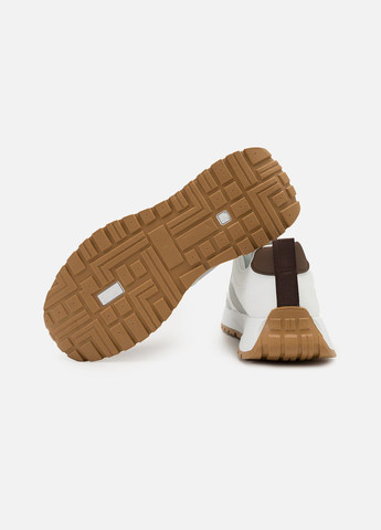 Белые демисезонные кроссовки на плоской подошве мужские цвет белый cb-00267183 Yuki