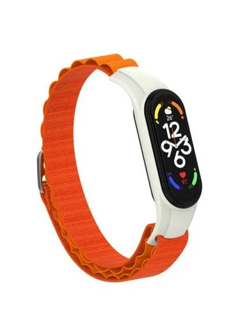 Ремешок для фитнес браслета (ARM64989) ArmorStandart AlpinaStyle Band для Xiaomi Mi Band 7/6/5/4 Orange (389551619)