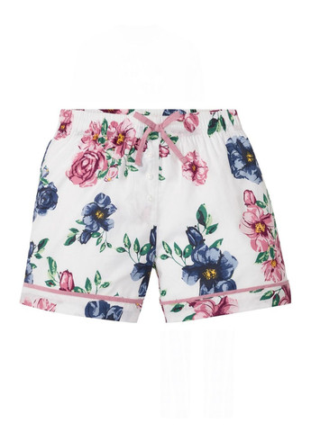 Комбинированная всесезон пижама женская костюм для дома в цветы майка + шорты Esmara