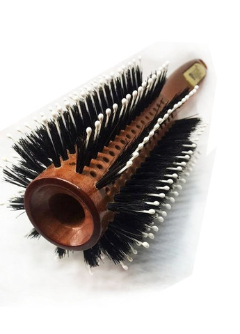 Гребінець брашинг комбінований дерево и натуральний ворс, 55мм діаметр (4775 CLB) Salon Professional (306543721)