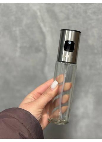 Спрейл для масла MG-01NN стеклянный 100 мл Прозрачный с серебристым Magio (370674701)