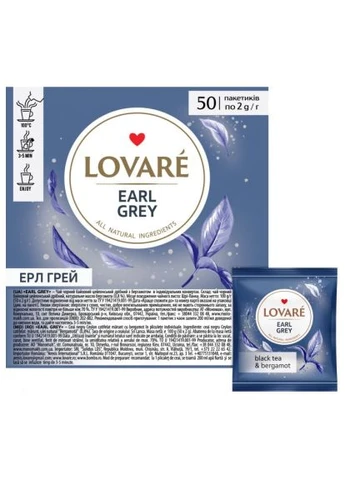 Чай Earl Grey 50х2 г (lv.75442) Lovare Earl Grey 50х2 г (399808127)