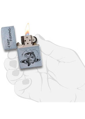 Зажигалка 207 Carp CLASSIC street chrome Zippo (316516822)